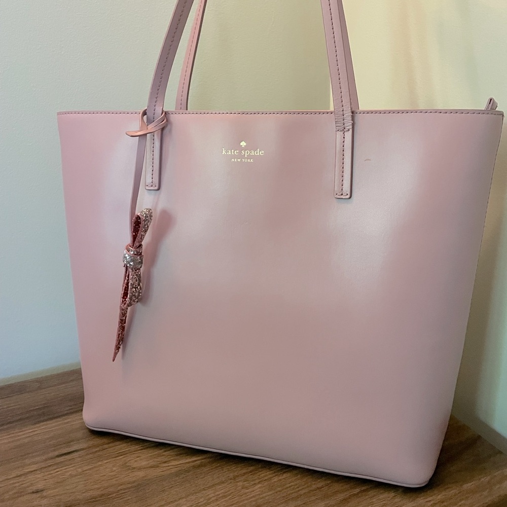 Kate spade Leather Tote( Pink)